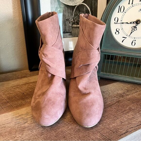 Report pink/mauve heeled booties 8.5 - Picture 3 of 10